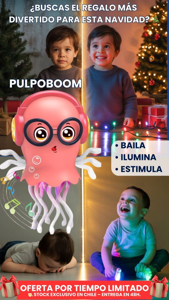 Pulpo Boom Bailarín Novedad!