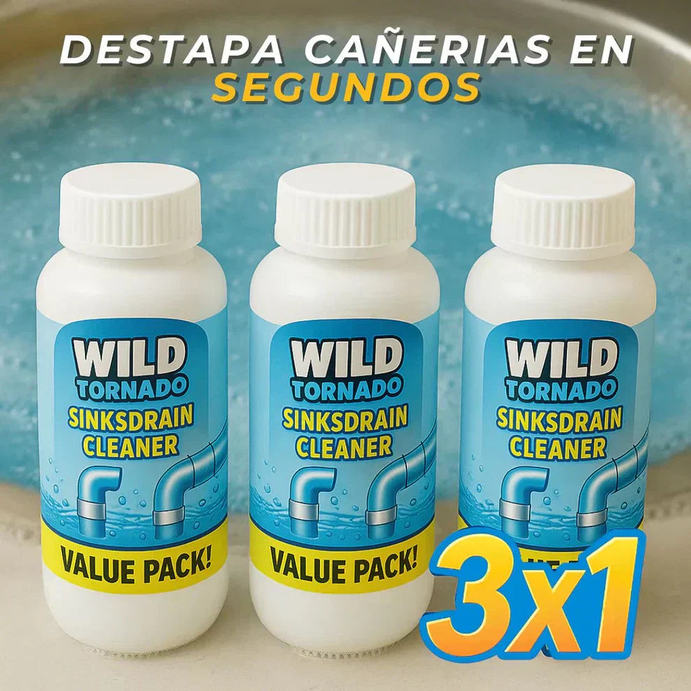 Destapa Cañerías Express 3x1 (110gr c/u)