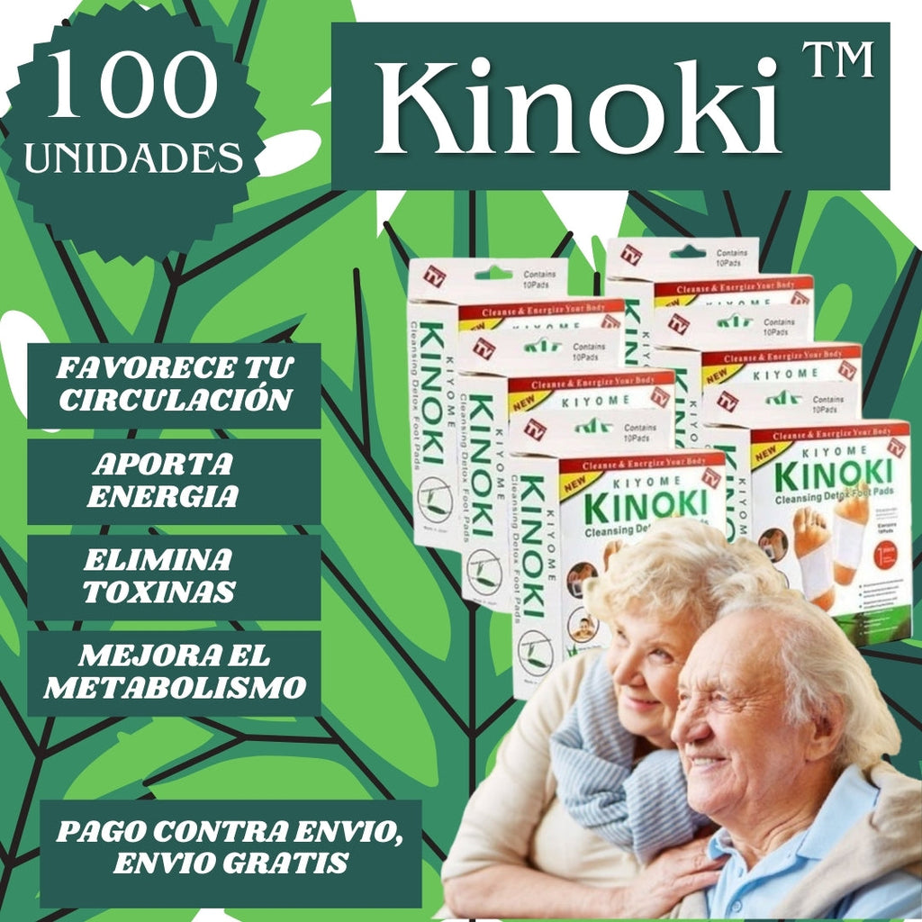 🔥 Parches Kinokis desintoxicantes: 100 Unidades 🔥